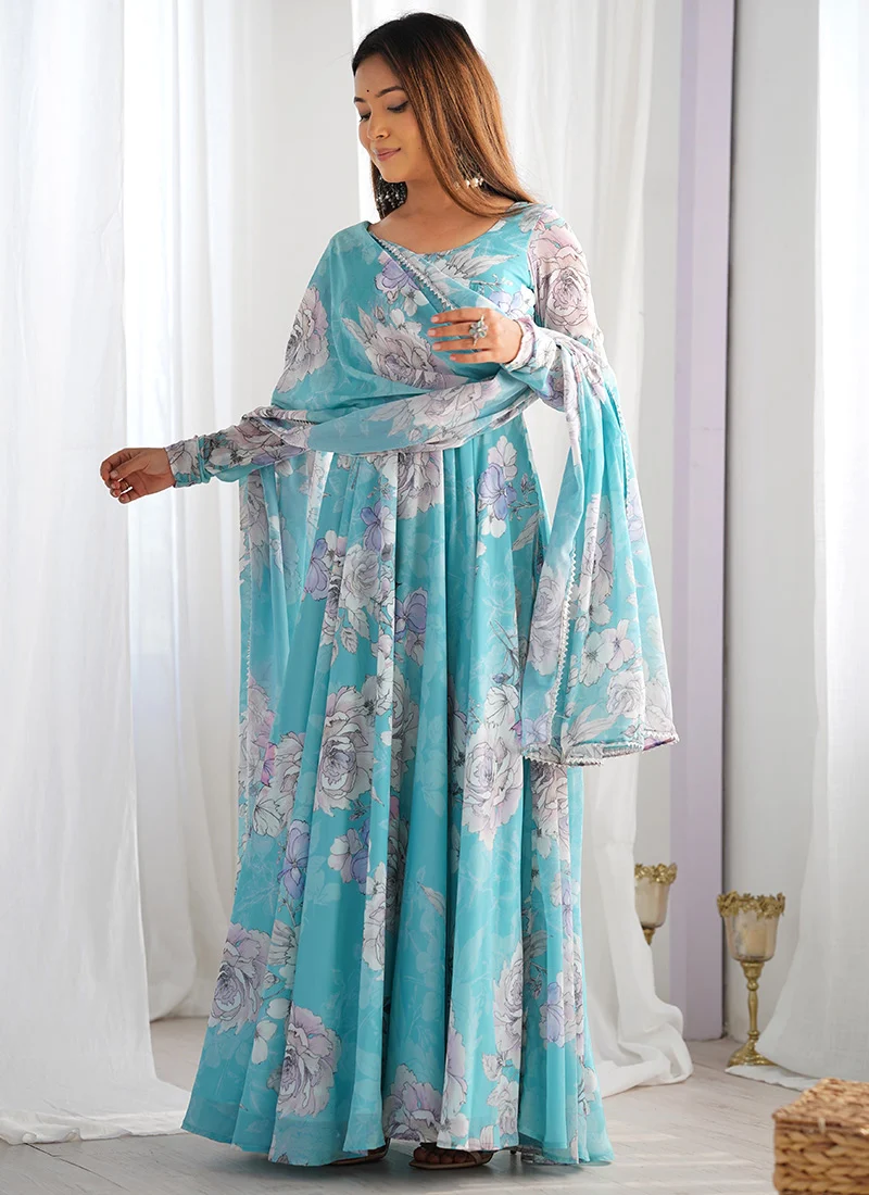 Stylish Party Anarkali Set